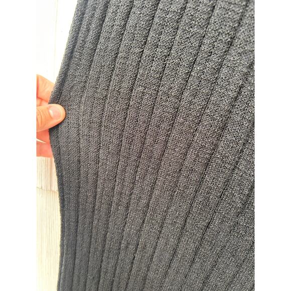 Revolve SNDYS Everyday Knit Wide Leg Pants Coverup Swim Black size L NWT - Picture 6 of 11